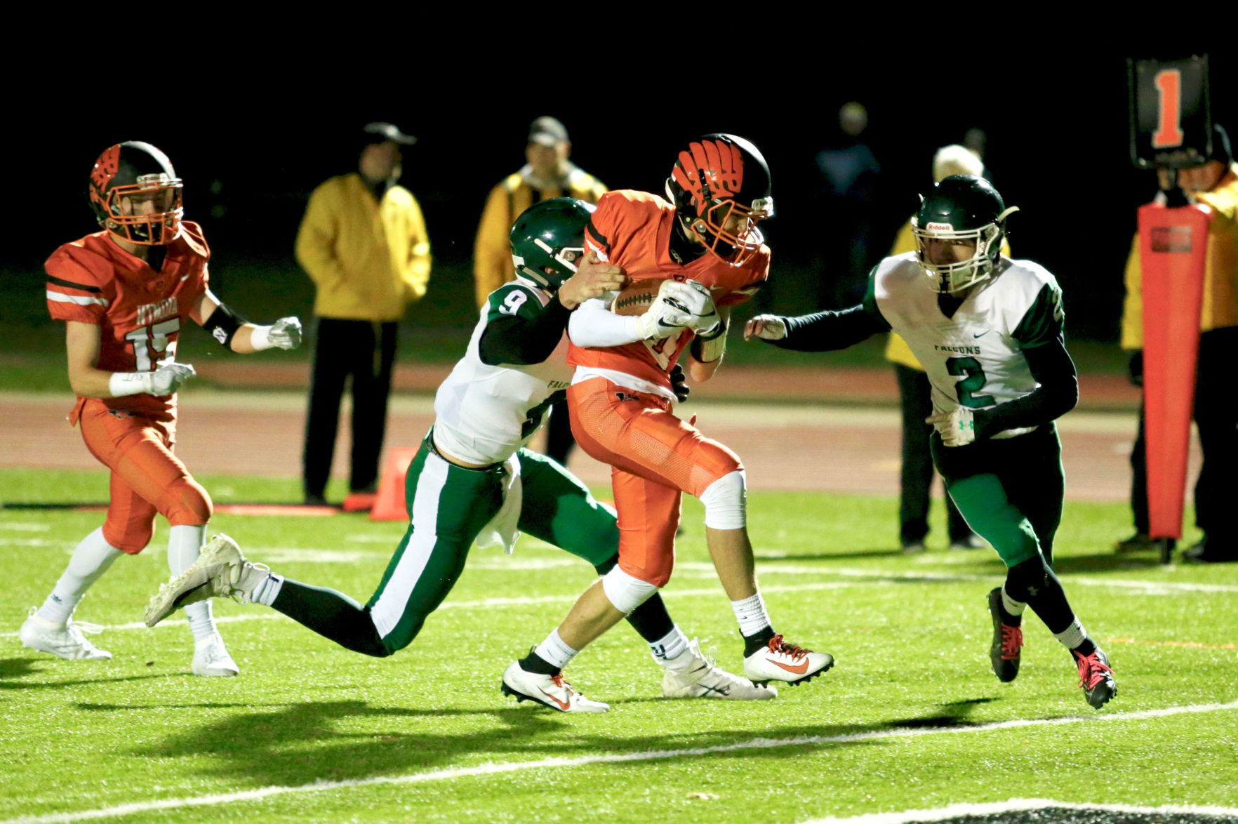 Winona Senior High School Playoff Football vs Faribault